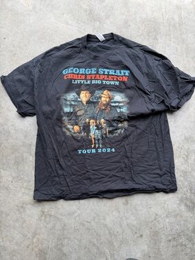 Men’s XXL Chris Stapleton George Strait Little Big Town 2024 Tour T Shirt